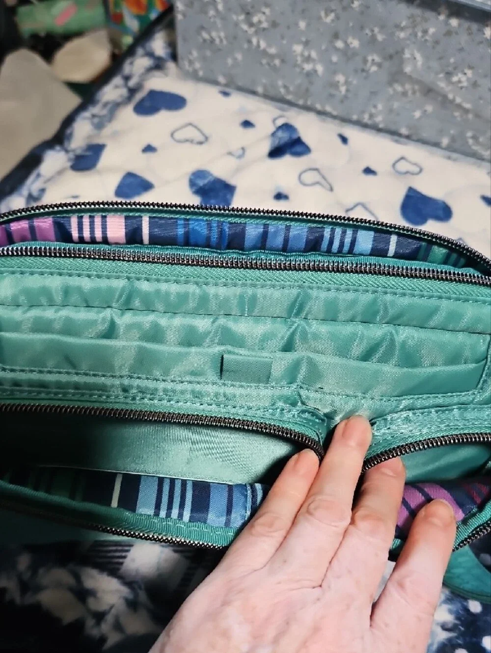 Surf Teal SwitcherooCrossbody Bag - Lightweight Everyday Women’s Bag